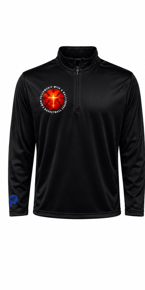 Quarter-Zip — Black
